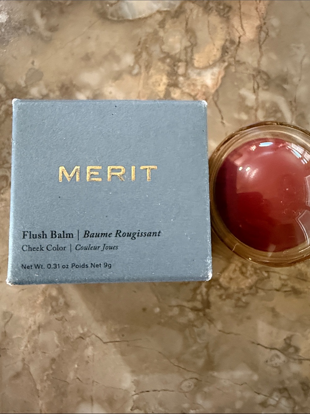 Merit Flush Balm Cream Blush — Warm Rose Cheek Color